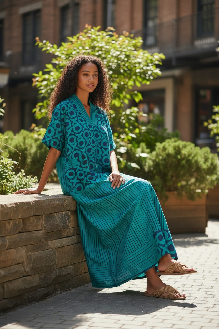 Batiki Kaftan Long
