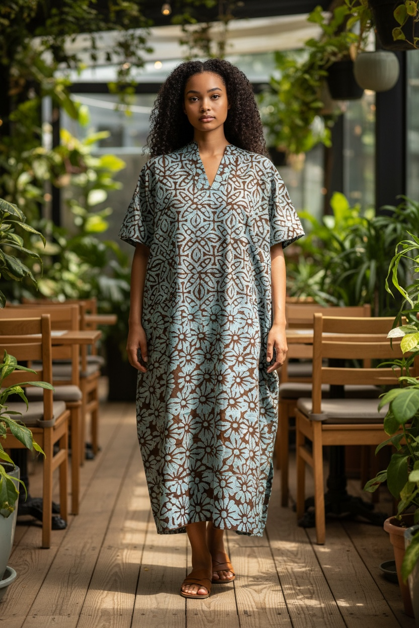 Batiki Kaftan Long