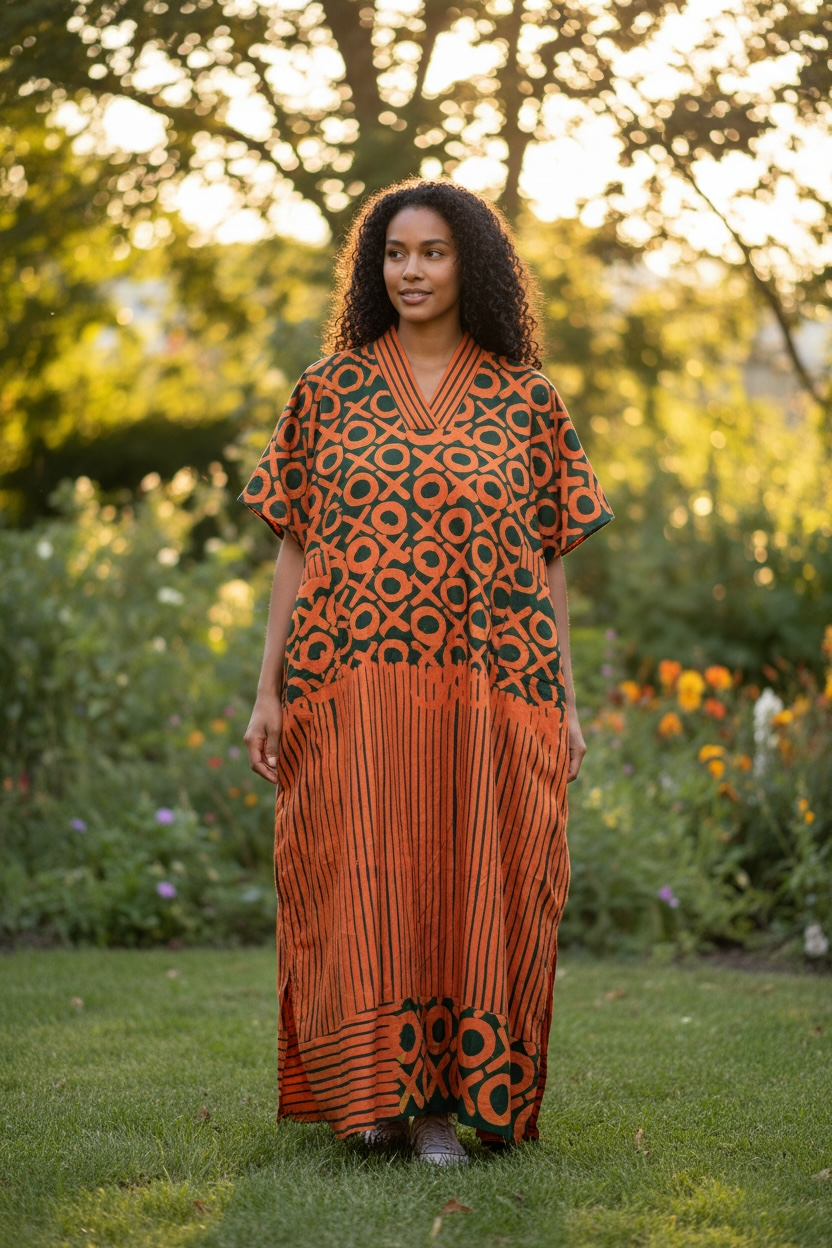 Batiki Kaftan Long