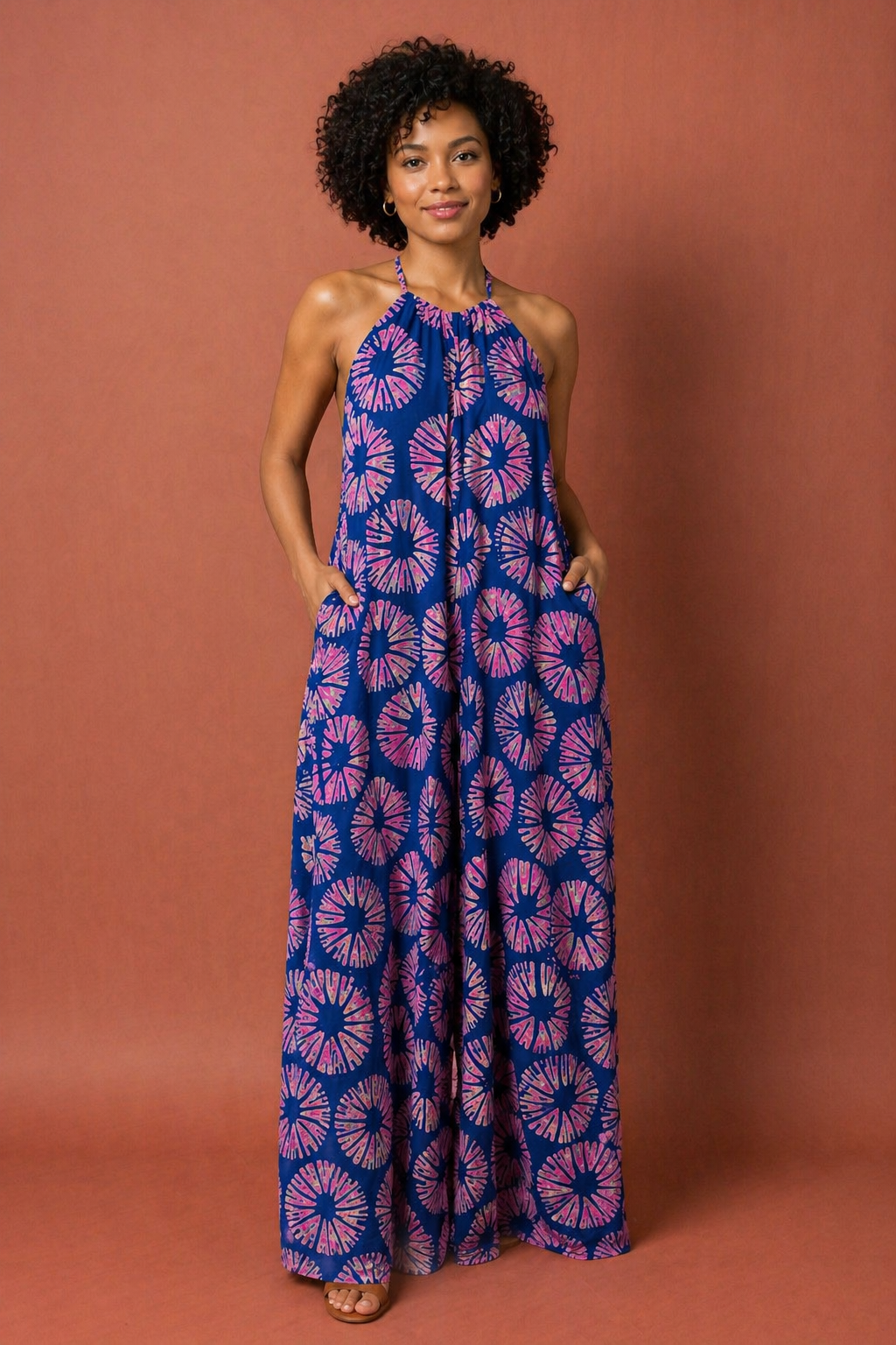 Halter Maxi Jamsuit