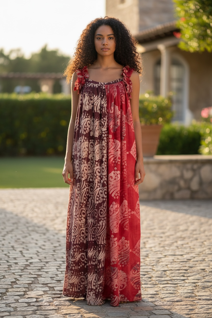 Radiant Safari Maxi Dress
