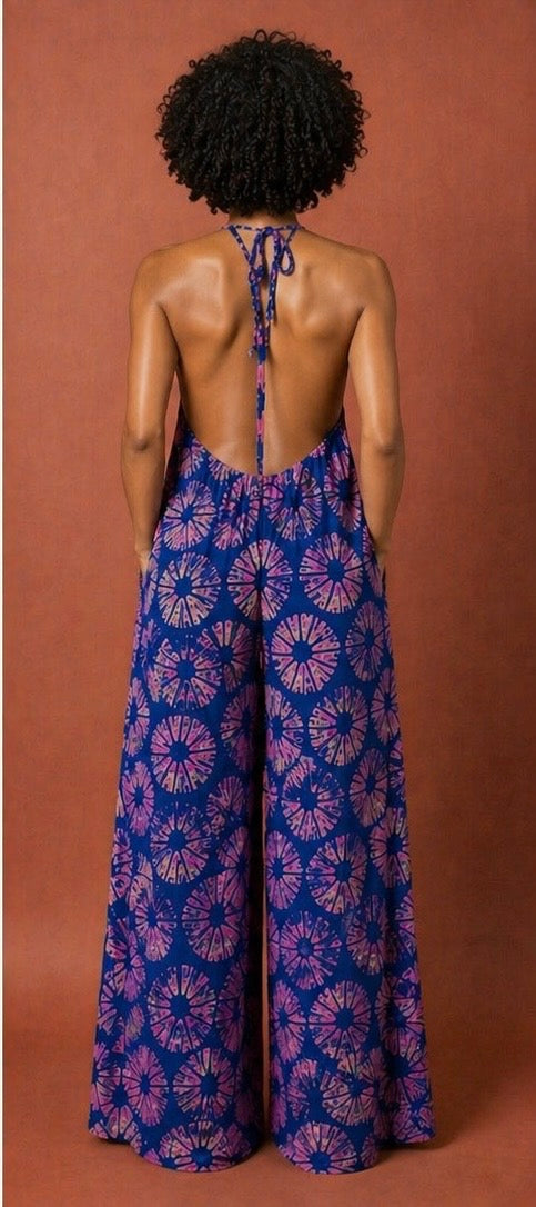 Halter Maxi Jamsuit