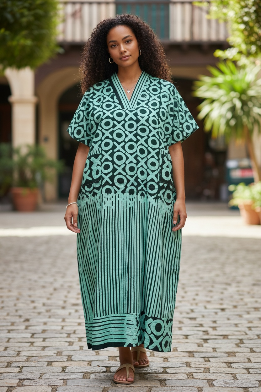 Batiki Kaftan Long