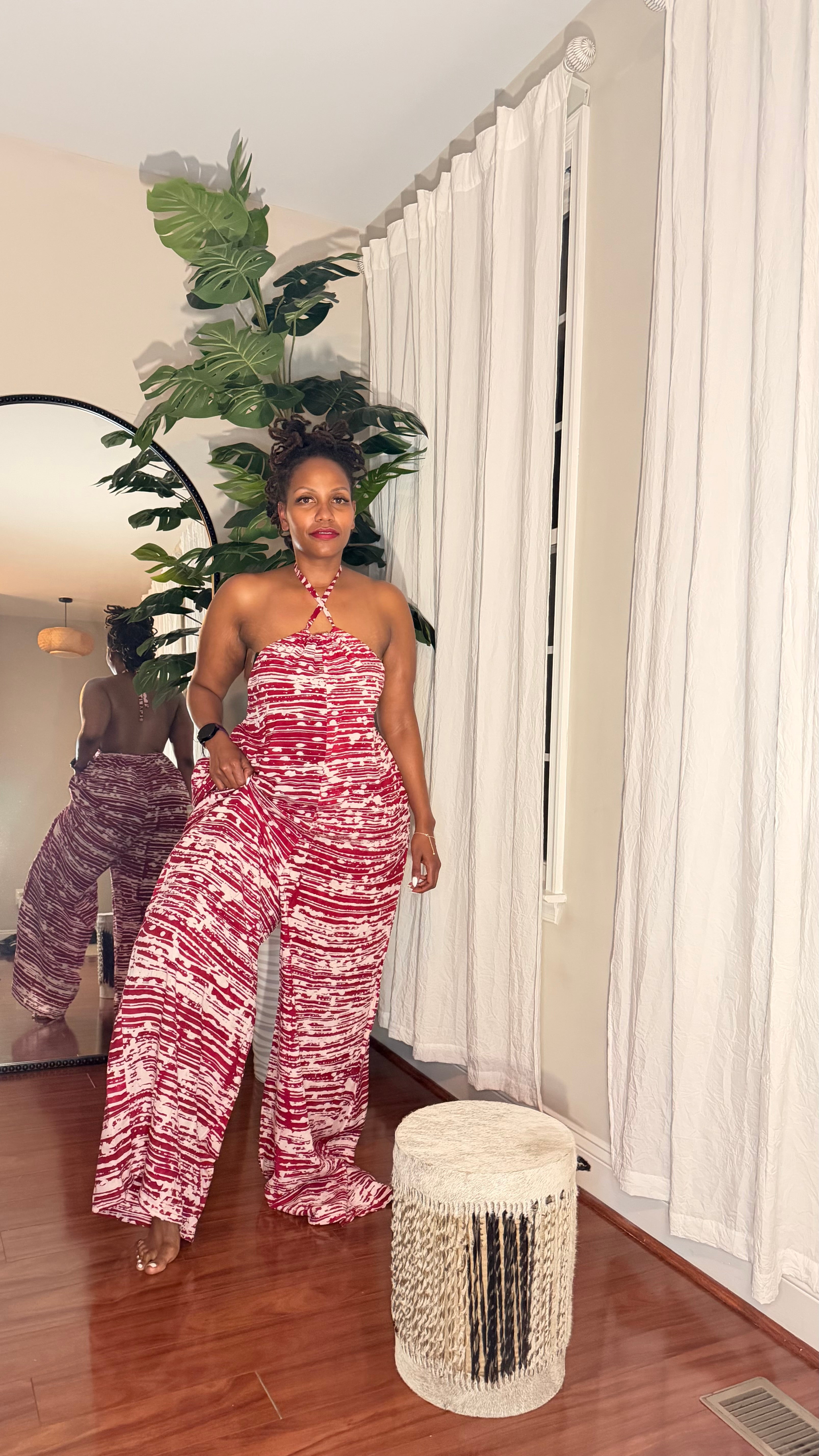 Halter Maxi Jamsuit