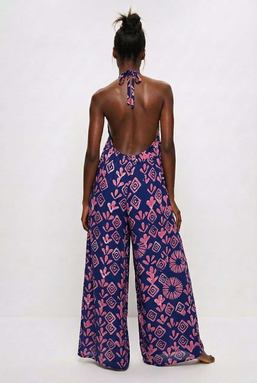 Halter Maxi Jamsuit