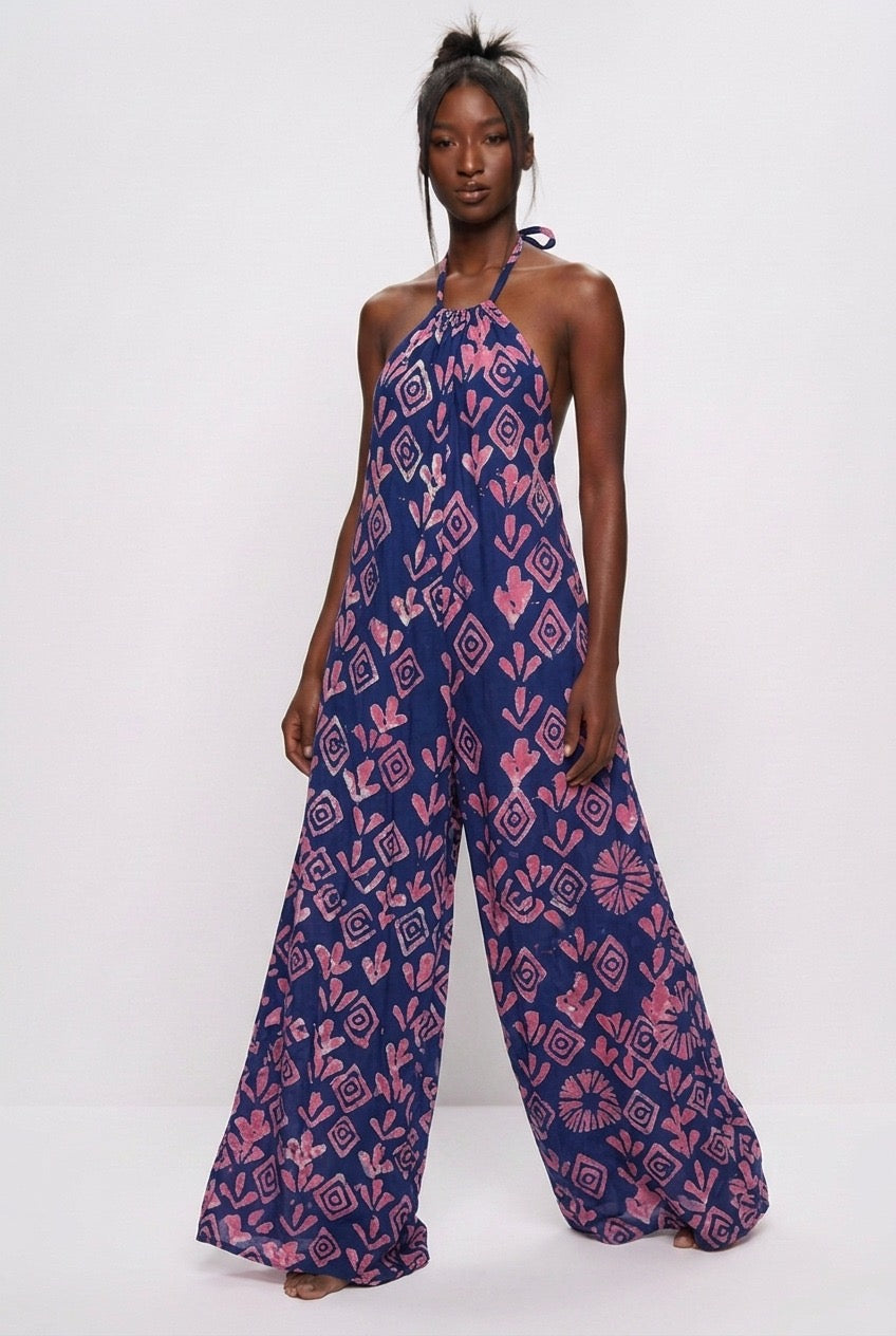 Halter Maxi Jamsuit
