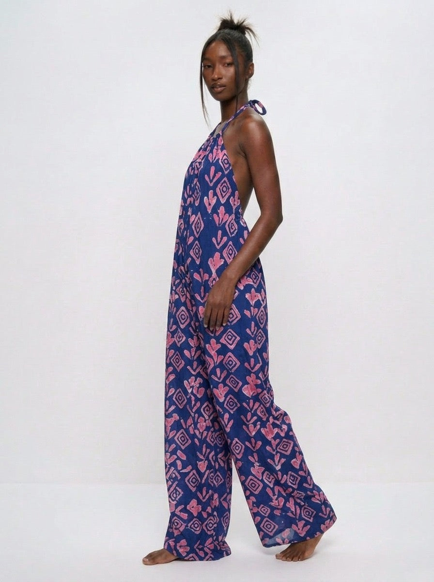 Halter Maxi Jamsuit