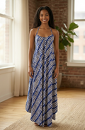 Zanzibar Backless Maxi Dress