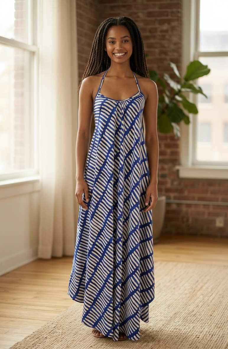 Zanzibar Backless Maxi Dress