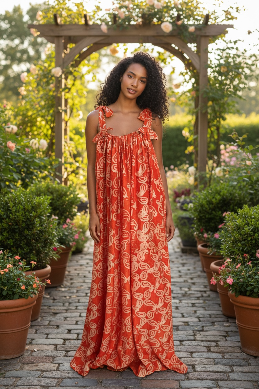 Radiant Safari Maxi Dress