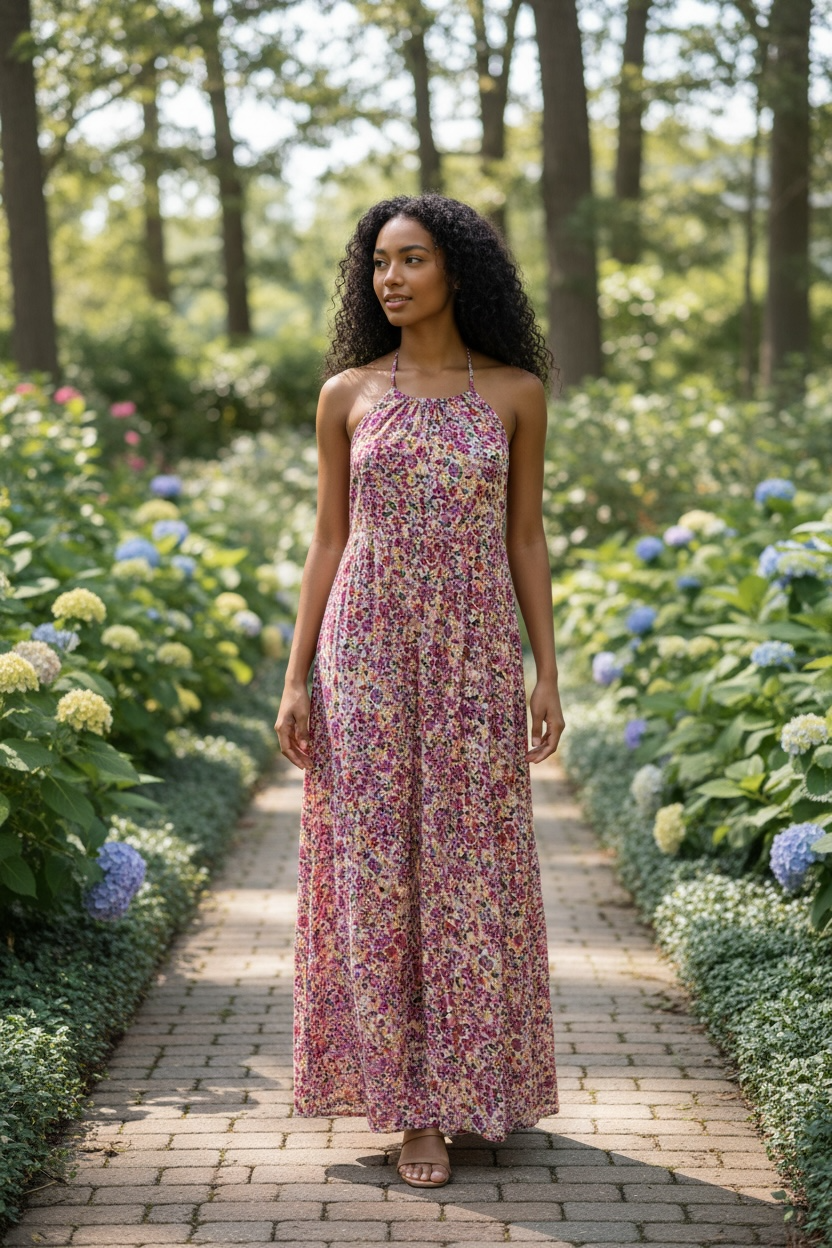 Zanzibar Backless Maxi Dress