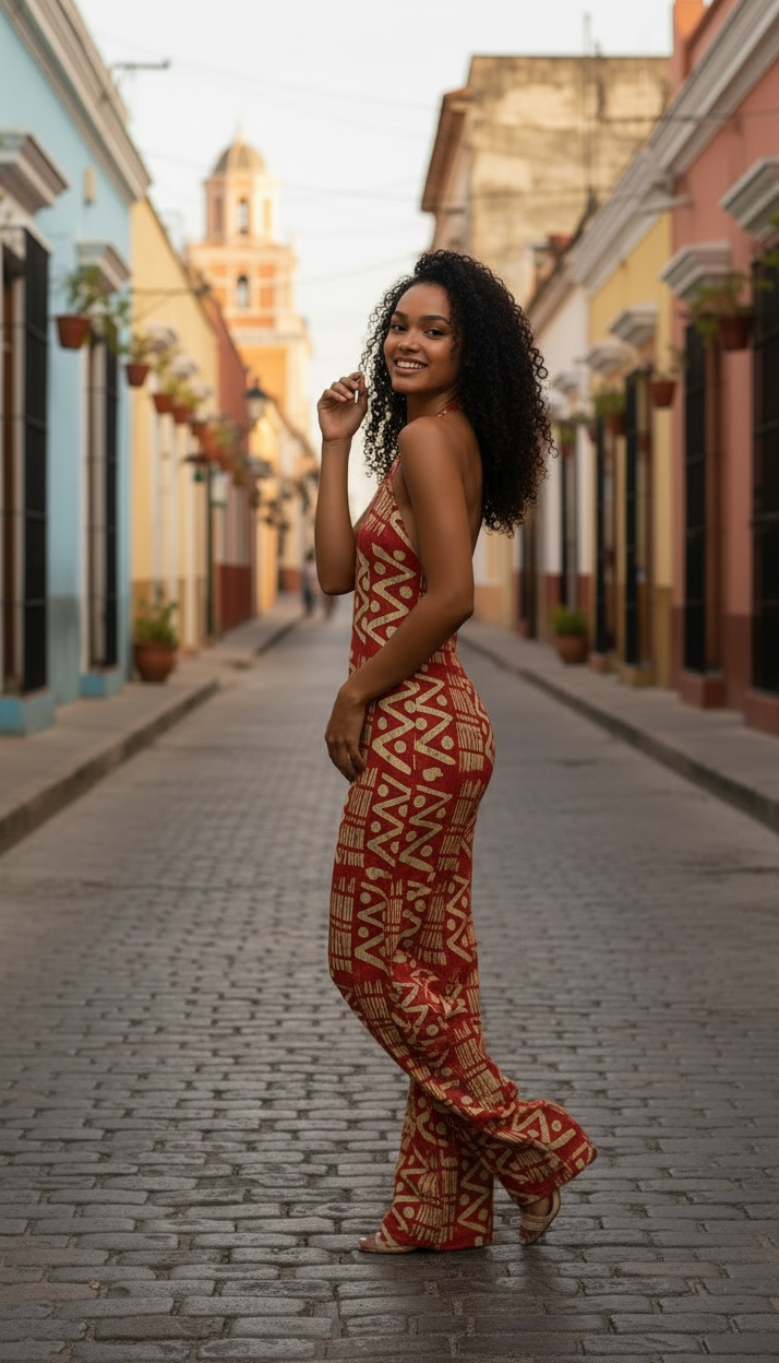 Halter Maxi Jamsuit