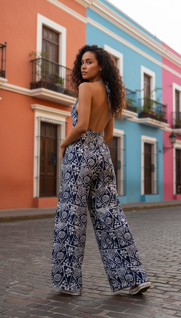 Halter Maxi Jamsuit